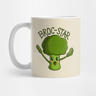 “Broc-Star” Rock Star Broccoli Mug